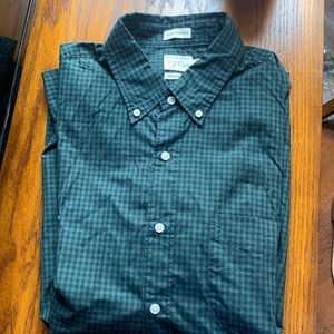 J. Crew slim untucked secret wash cotton poplin shirt